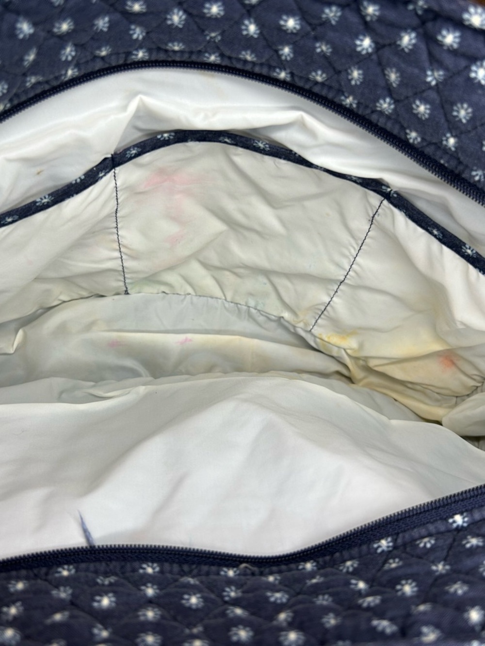 Vera Bradley Quilted Seaport Navy Paisley Diaper bag - Picture 9 of 11